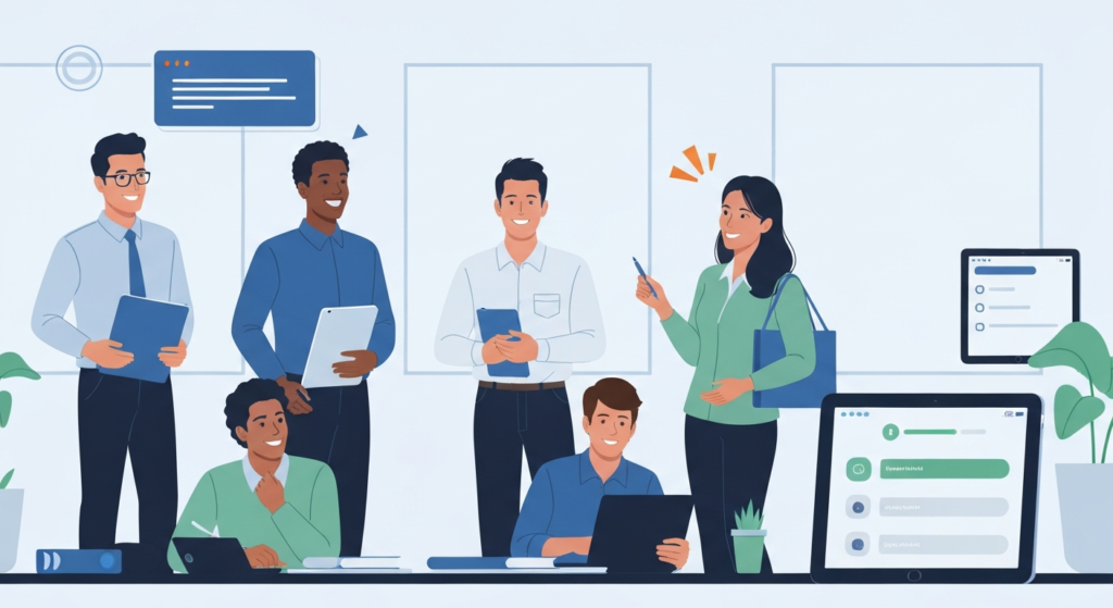 Employee Onboarding Employee onboarding software streamlines integration for new hires, showcasing a positive and efficient start.